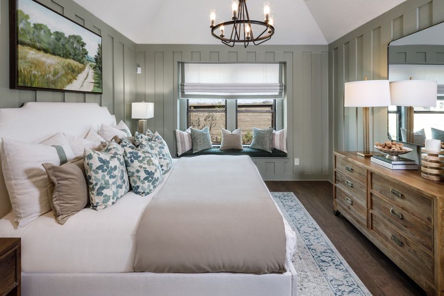 Representative Primary Bedroom - some options shown