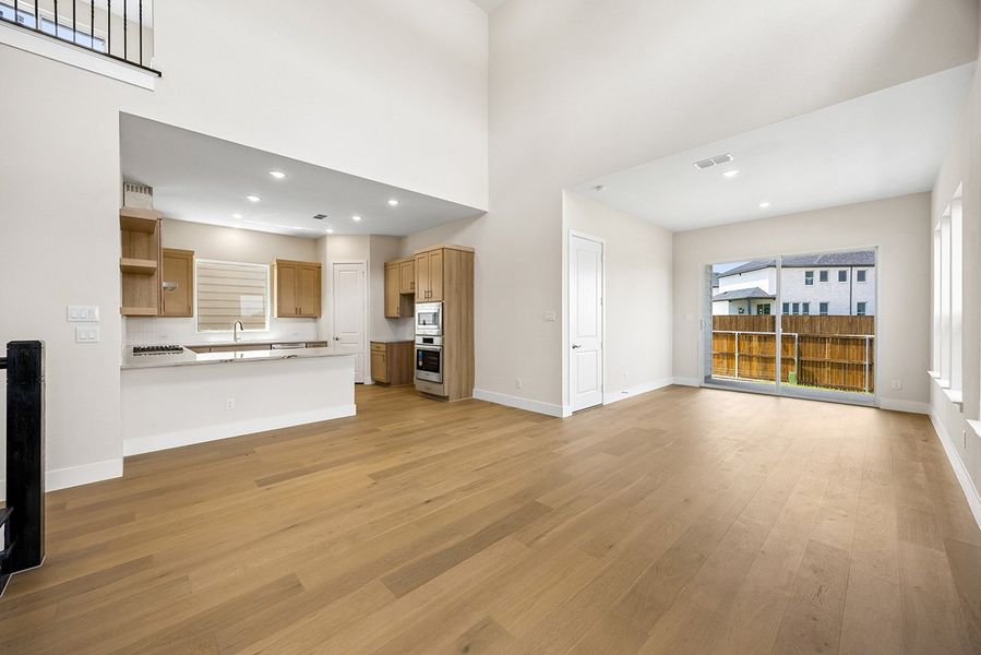 Representative unfurnished interior of a home built from the Mirella by Landon Homes in Fields - East Village, Frisco (Image 19). Representative unfurnished interior of a home built from the Mirella by Landon Homes in Fields - East Village, Frisco (Image 19).