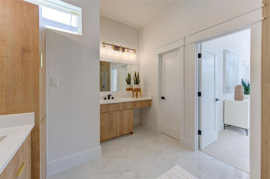 Furnished interior view inside a new home in , Houston (Image 42).