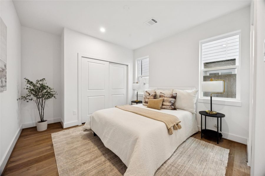 Furnished interior view inside a new home in , Houston (Image 10).