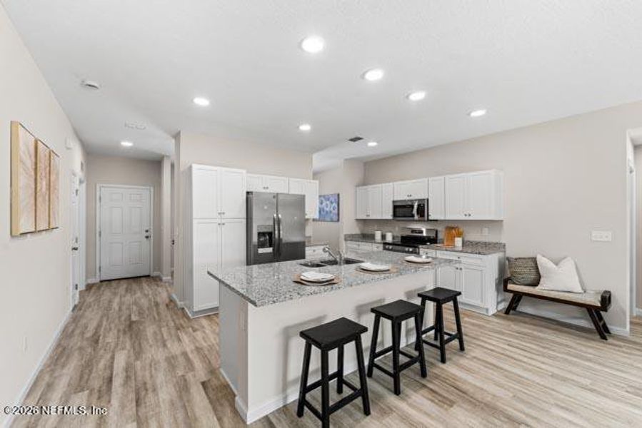 Furnished interior view inside a new home in , Jacksonville (Image 5).