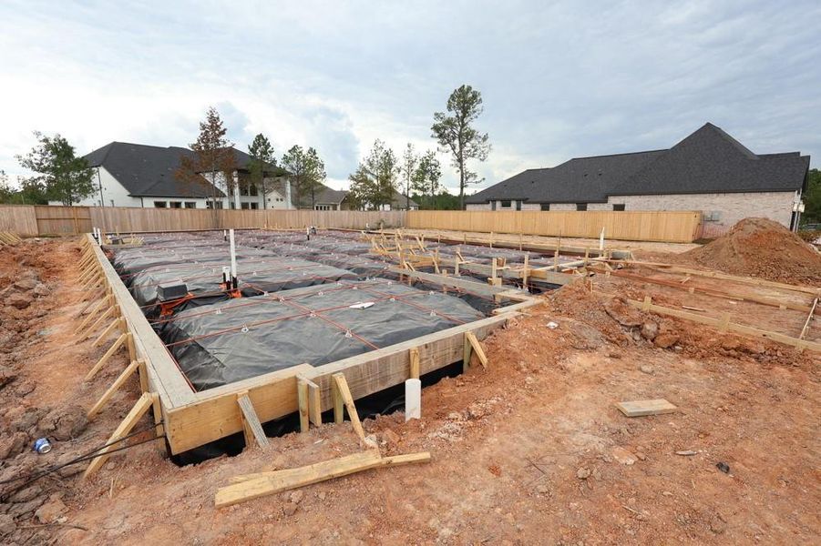 Every foundation at DWH is engineered and it’s inspected three times! We do not do “batch” testing.  Rest easy knowing your foundation comes with a 10 year warranty.