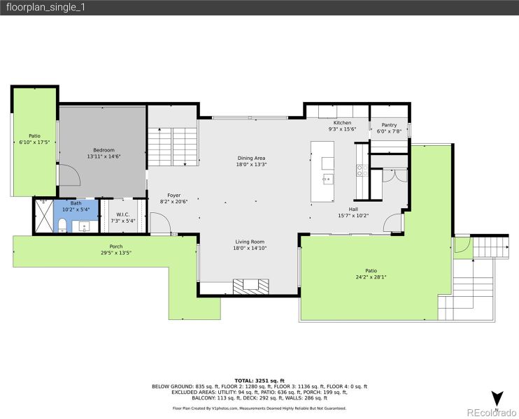 2D floor plan layout of this home in , Boulder, CO (Image 6).
