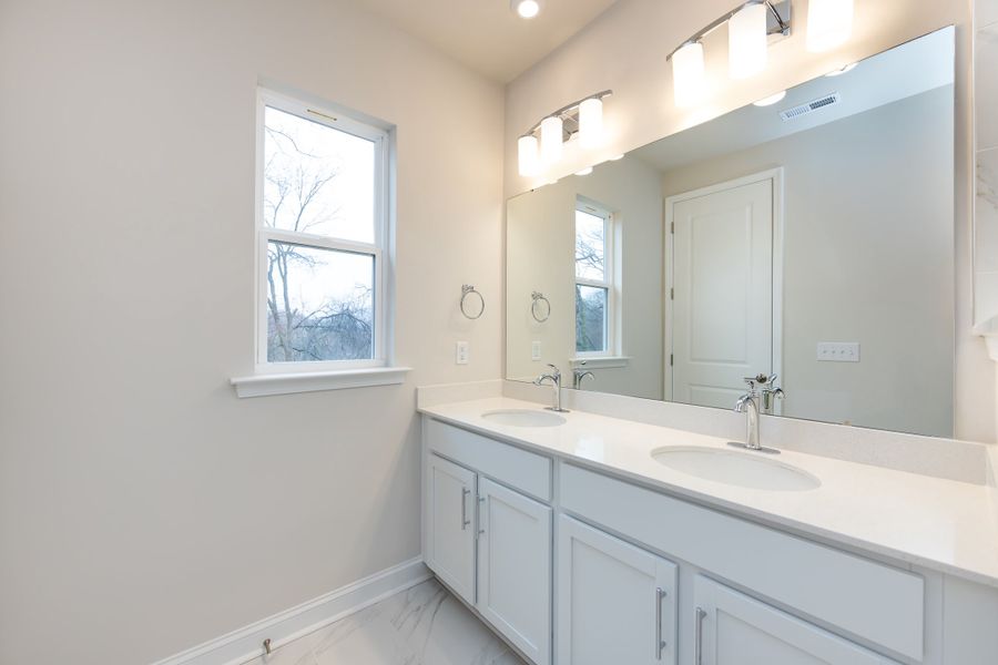 Furnished interior view inside a new home in Archer Row, Charlotte (Image 17). Furnished interior view inside a new home in Archer Row, Charlotte (Image 17).