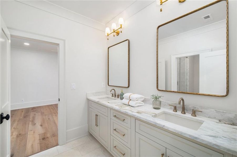 Furnished interior view inside a new home in , Alpharetta (Image 16).