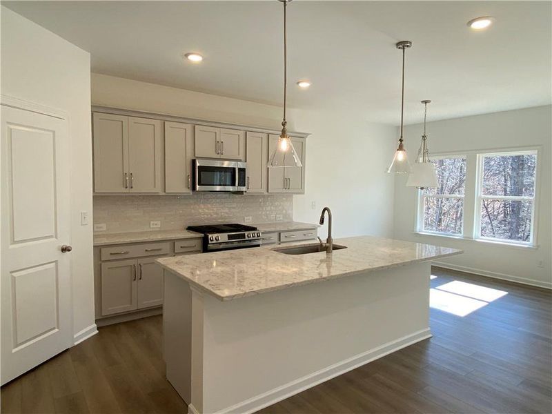 Furnished interior view inside a new home in Creekside, Dawsonville (Image 6).