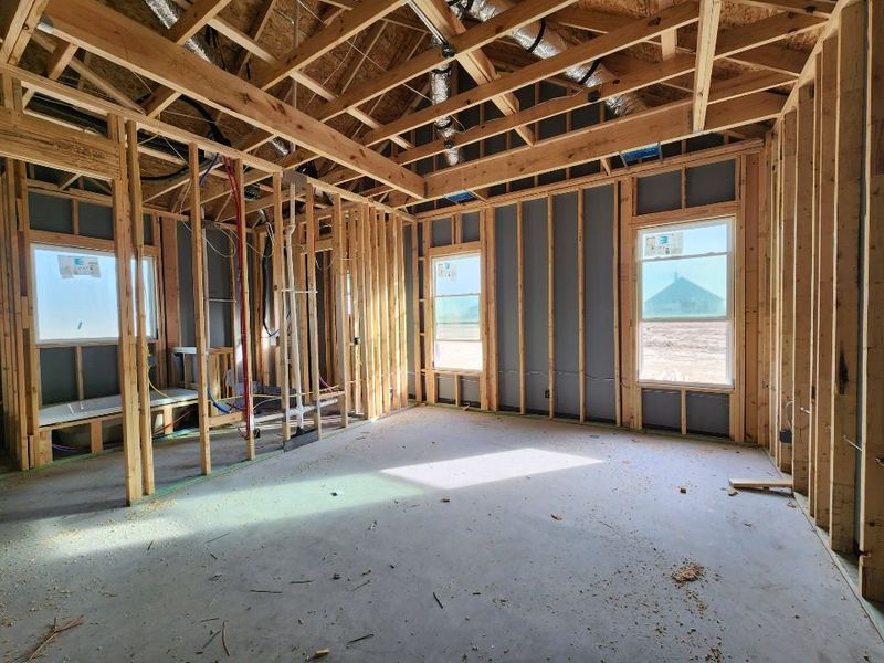 In-progress construction of a new home in Rocky Top, Krum, TX (Image 9).