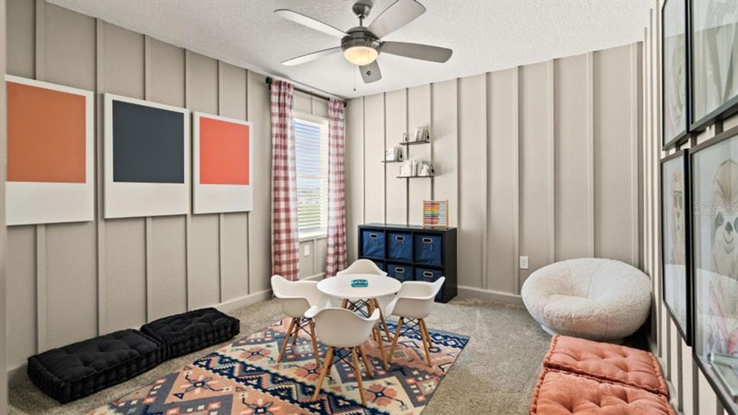 Furnished interior view inside a new home in Knightsbridge, Kissimmee (Image 3). Furnished interior view inside a new home in Knightsbridge, Kissimmee (Image 3).