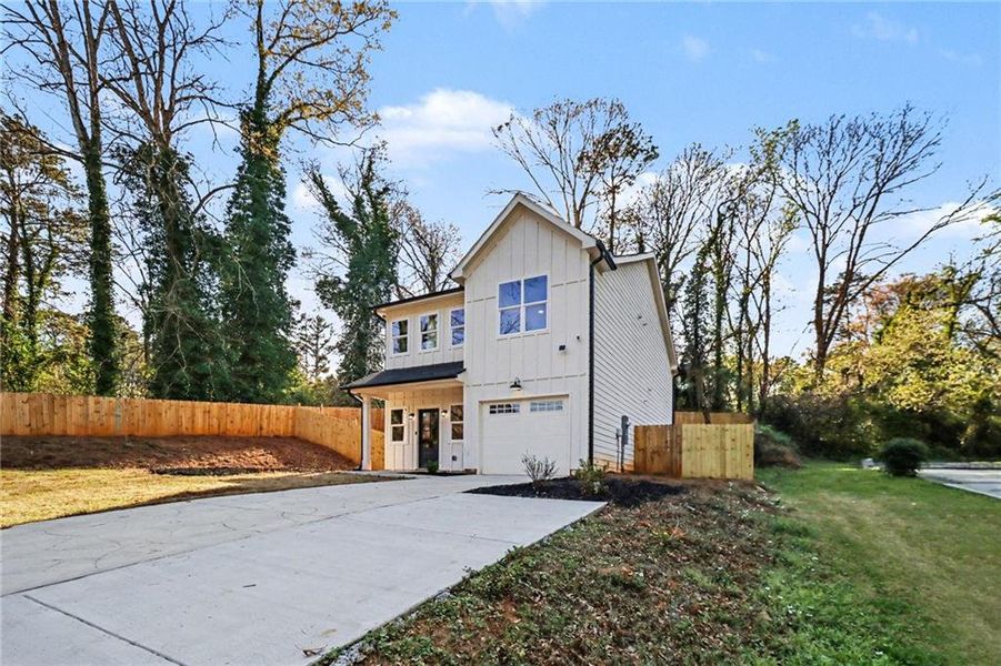 Front exterior of a new home in , Decatur, GA, highlighting curb appeal (Image 18).
