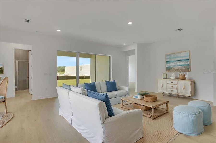 Furnished interior view inside a new home in Avalon Woods, Winter Garden (Image 8). Furnished interior view inside a new home in Avalon Woods, Winter Garden (Image 8).