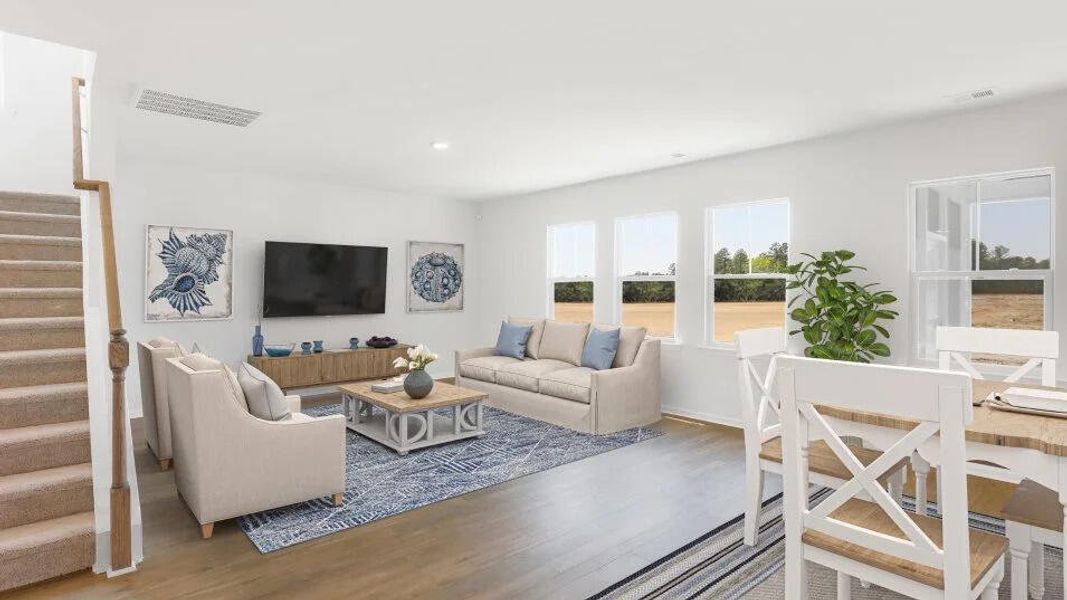 Furnished interior view inside a new home in Carnes Crossroads, Summerville (Image 2).