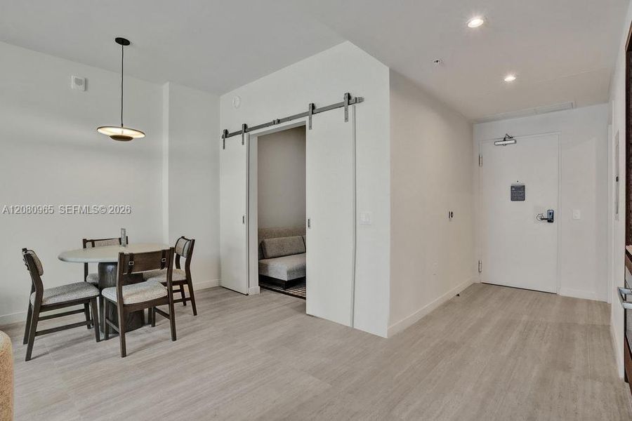 Furnished interior view inside a new home in , Miami (Image 30).