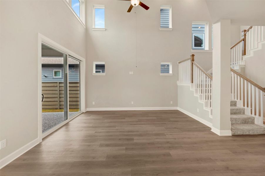 Spacious, unfurnished interior of a new home in Pomona 40' Homesites, Manvel (Image 34). Spacious, unfurnished interior of a new home in Pomona 40' Homesites, Manvel (Image 34).