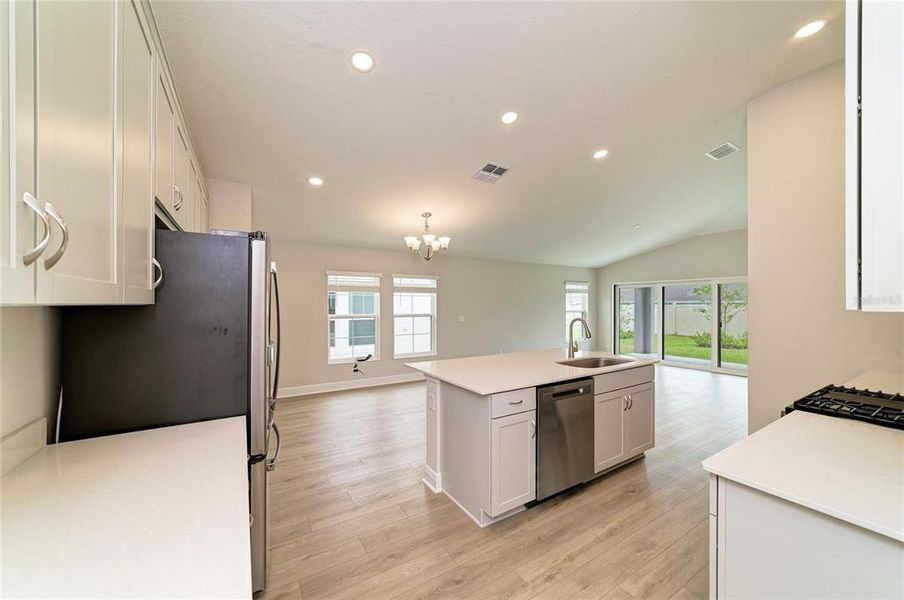 Furnished interior view inside a new home in Crosswind Point, Parrish (Image 13).