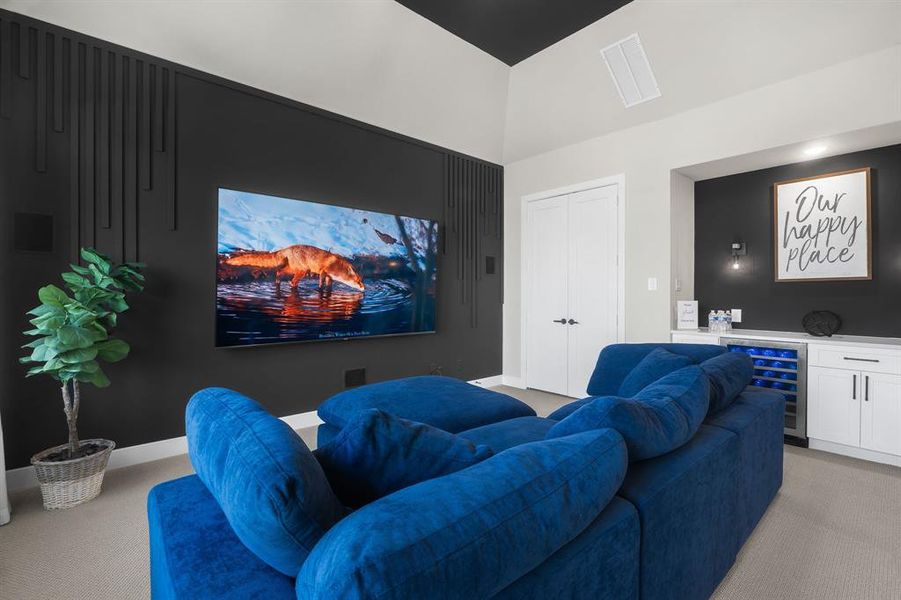 Furnished interior view inside a new home in Pecan Square, Northlake (Image 4).