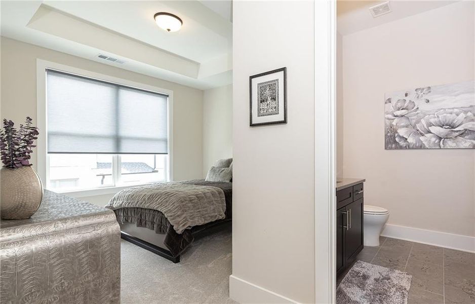 Furnished interior view inside a new home in , Atlanta (Image 71).