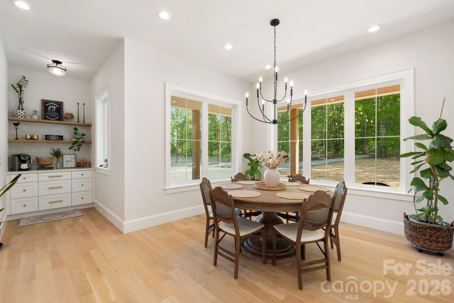 Furnished interior view inside a new home in , Rockwell (Image 9).