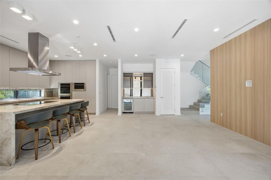 Furnished interior view inside a new home in , Miami (Image 14).