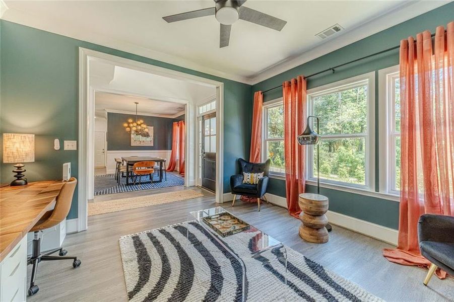 Furnished interior view inside a new home in , Snellville (Image 24).