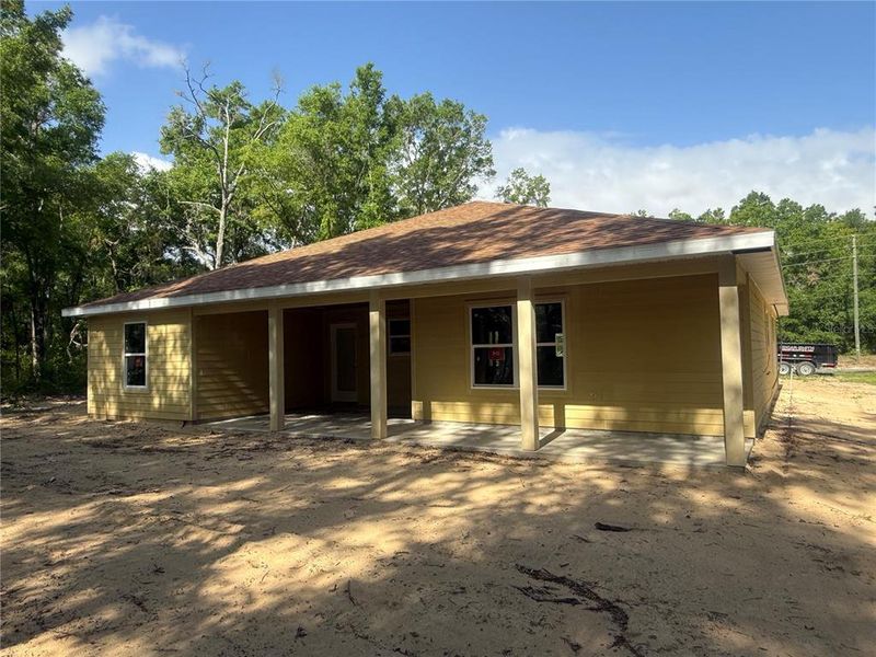 In-progress construction of a new home in , Williston, FL (Image 3).