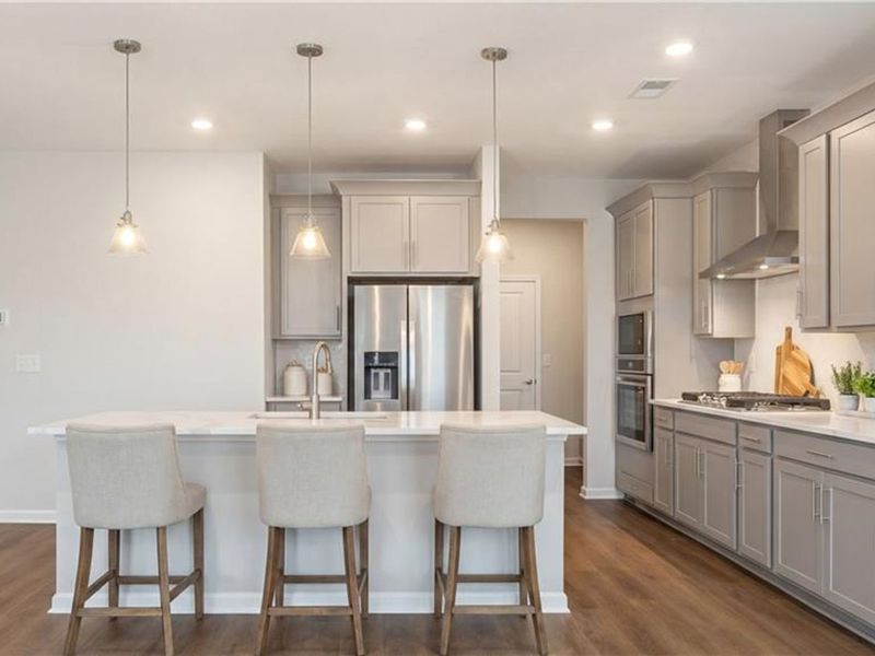 Furnished interior view inside a new home in Lake Shore, Winder (Image 7).
