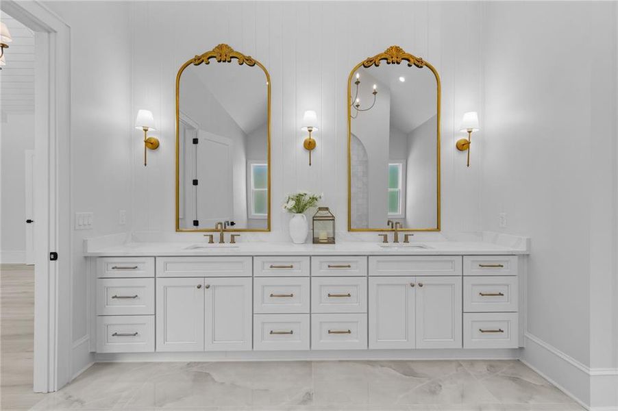 Furnished interior view inside a new home in , Dacula (Image 47).