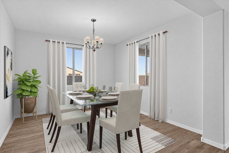 Furnished interior view inside a new home in Allen Ranches, Litchfield Park (Image 5).