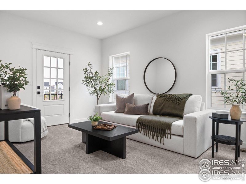 Furnished interior view inside a new home in Westerly, Erie (Image 14).