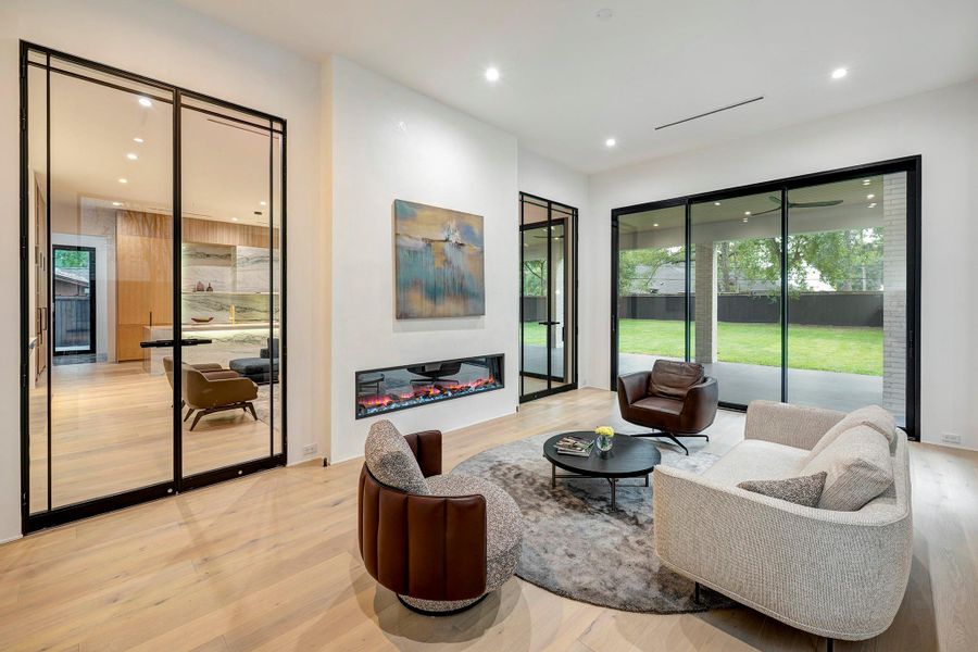Furnished interior view inside a new home in , Houston (Image 8).