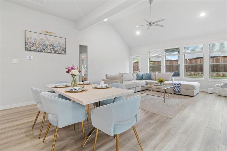 Furnished interior view inside a new home in Devonshire, Forney (Image 6).