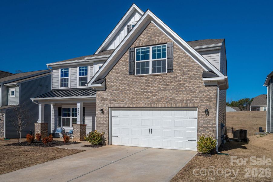 Front exterior of a new home in , Maiden, NC, highlighting curb appeal (Image 21). Front exterior of a new home in , Maiden, NC, highlighting curb appeal (Image 21).