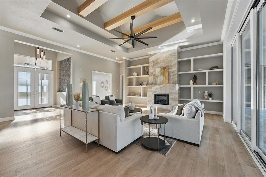 Furnished interior view inside a new home in , Archer (Image 5).