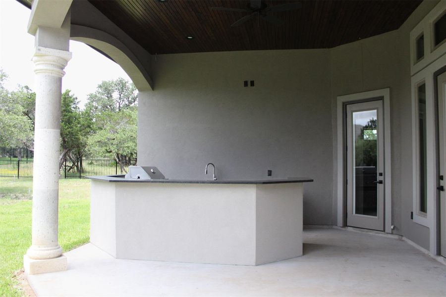 Exterior details and patio area of a home in , Belton (Image 18). Exterior details and patio area of a home in , Belton (Image 18).