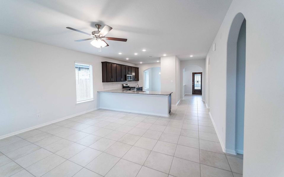 Spacious, unfurnished interior of a new home in Pecan Estates, Crosby (Image 8). Spacious, unfurnished interior of a new home in Pecan Estates, Crosby (Image 8).