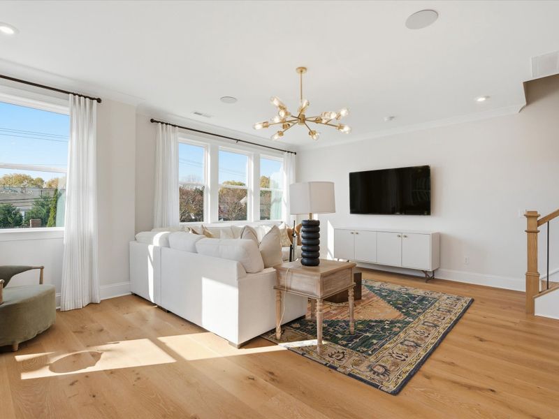 Furnished interior view inside a new home in Ross Farms, Charlotte (Image 17).