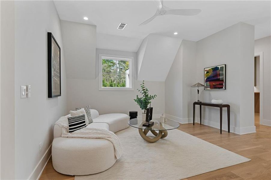 Furnished interior view inside a new home in , Roswell (Image 32).