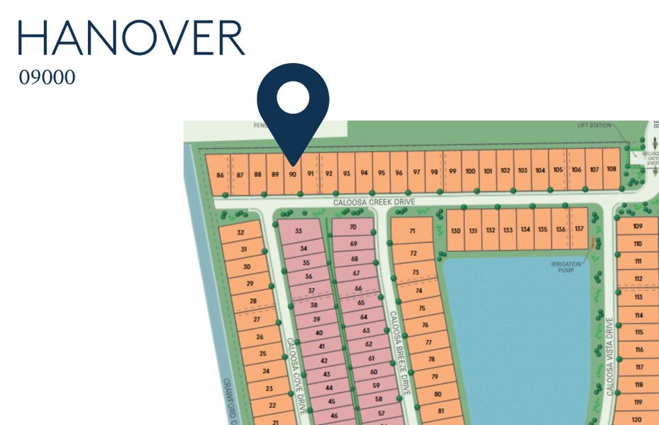 Location of this home within Caloosa Cove