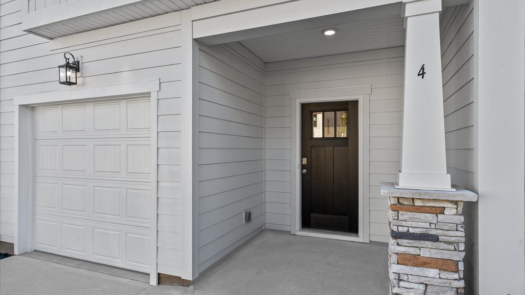 Eye-catching exterior with timeless color palette and superior architectural detail