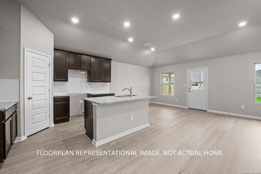 Furnished interior view inside a new home in Paloma Park, Converse (Image 7).