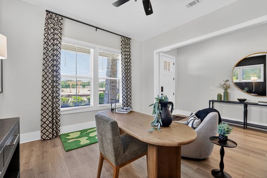 Representative furnished interior of a home built from the Santorini by Taylor Morrison in Towson Village, Peachtree City (Image 13).