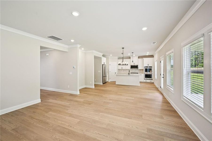 Spacious, unfurnished interior of a new home in Vines at Mill Creek - Legacy Series, Braselton (Image 18).