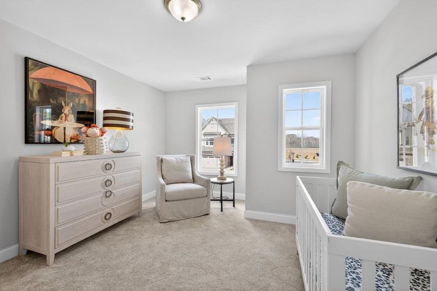 Furnished interior view inside a new home in , Suwanee (Image 23).
