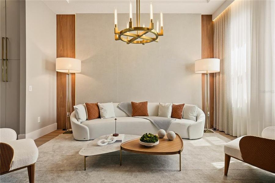 Furnished interior view inside a new home in Avalon Ridge, Winter Garden (Image 6).