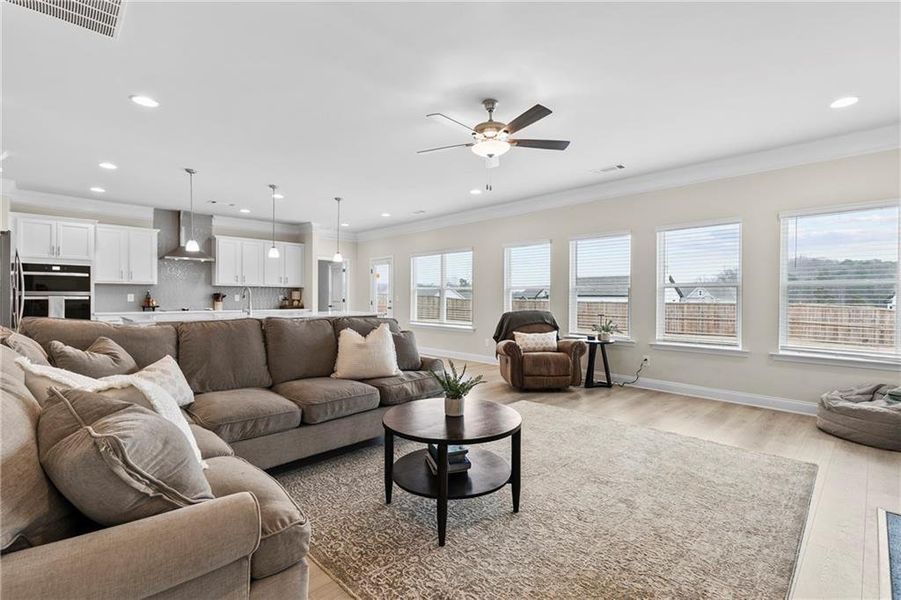 Furnished interior view inside a new home in Laurel Cove, Hoschton (Image 6).