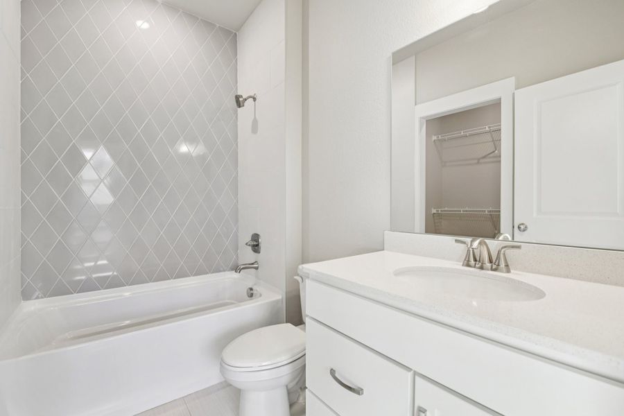 Furnished interior view inside a new home in Highlands at Fox Hill, Longmont (Image 8).