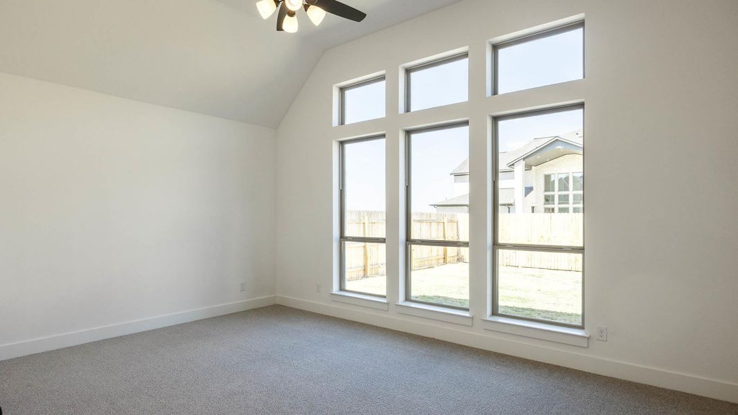 Spacious, unfurnished interior of a new home in Eldorado At Santa Rita Ranch 60', Liberty Hill (Image 11). Spacious, unfurnished interior of a new home in Eldorado At Santa Rita Ranch 60', Liberty Hill (Image 11).