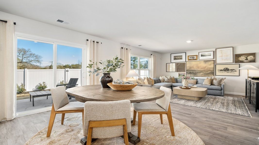 Representative furnished interior of a home built from the Belhaven by D.R. Horton in Middleton, Greensboro (Image 11).
