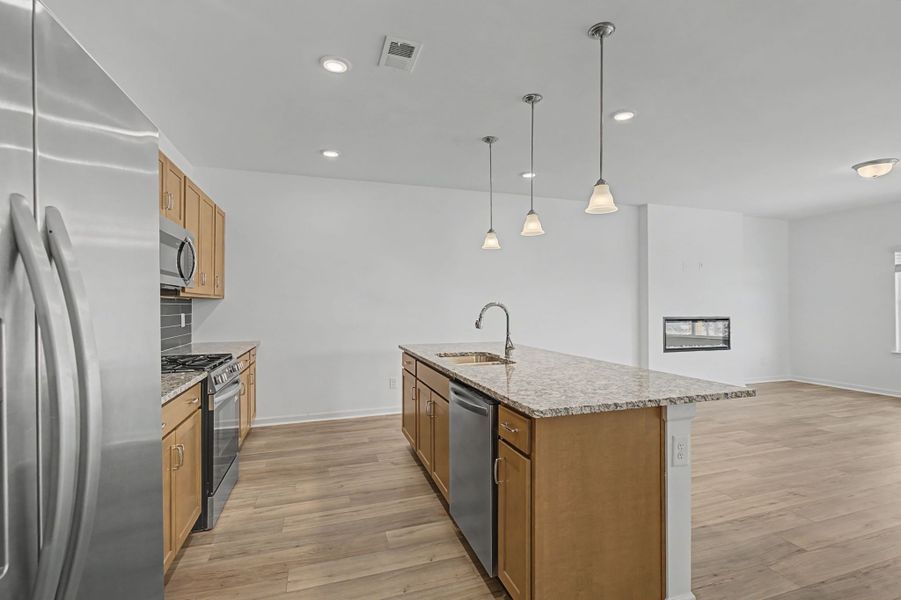 Furnished interior view inside a new home in The Oaks, Clarksville (Image 6).