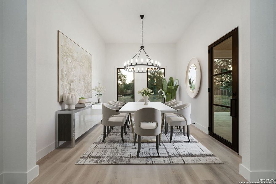 Furnished interior view inside a new home in , Castroville (Image 8).