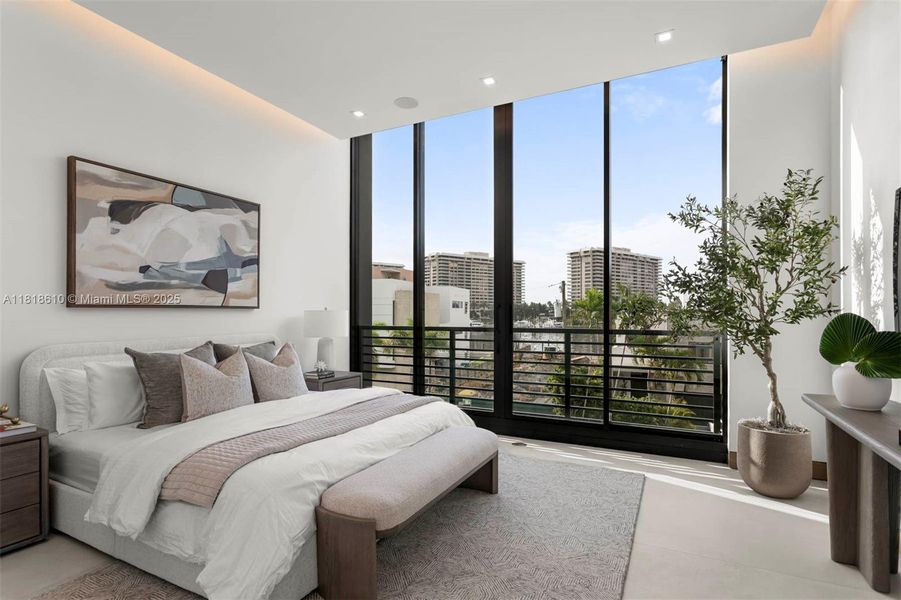 Furnished interior view inside a new home in , Miami (Image 11). Furnished interior view inside a new home in , Miami (Image 11).